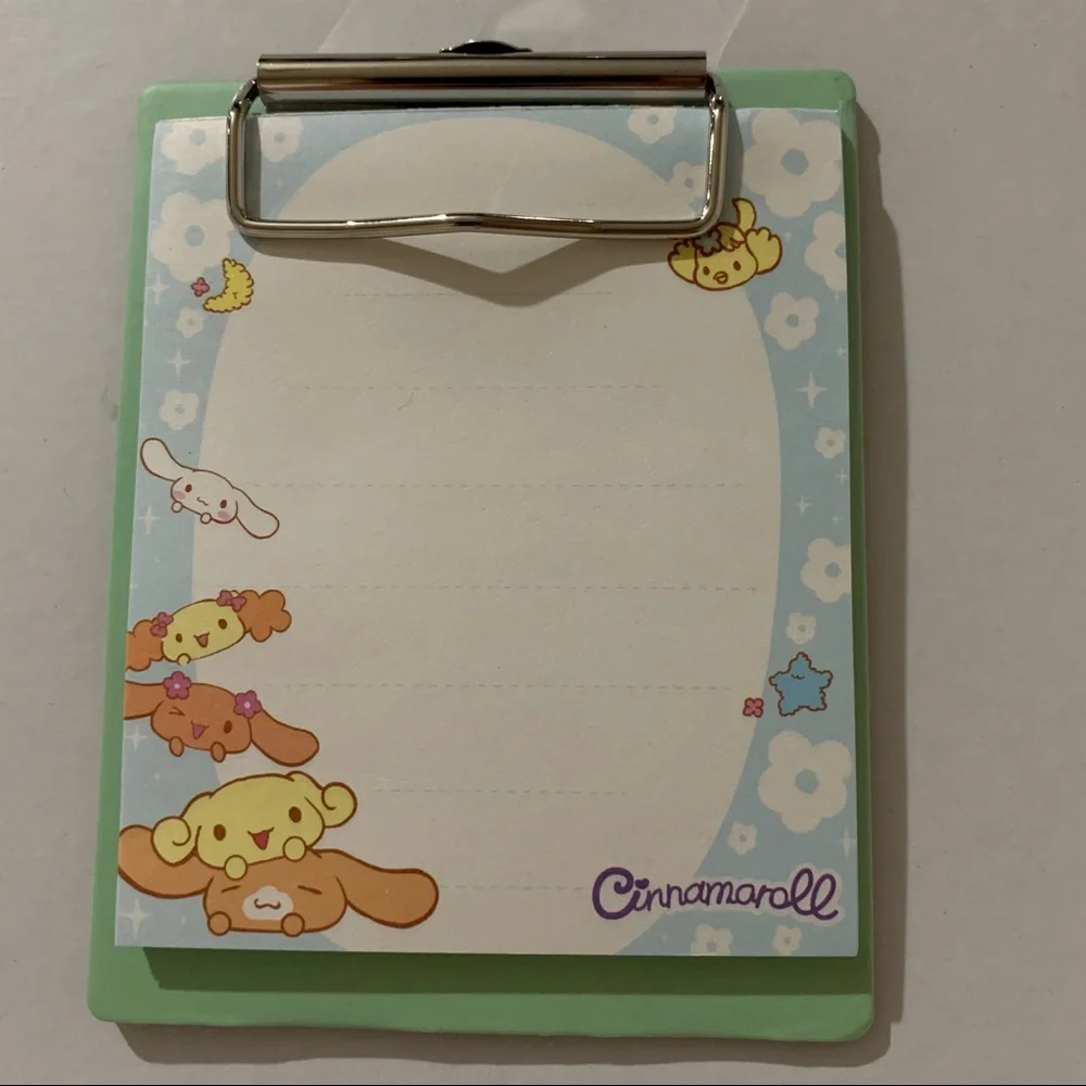 Sanrio Cinnamoroll Mini Clipboard with Memo Pad